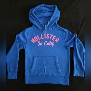 HOLLISTER California 1922 Hoodie ◇ Sweatshirt ◇ Blue + Pink